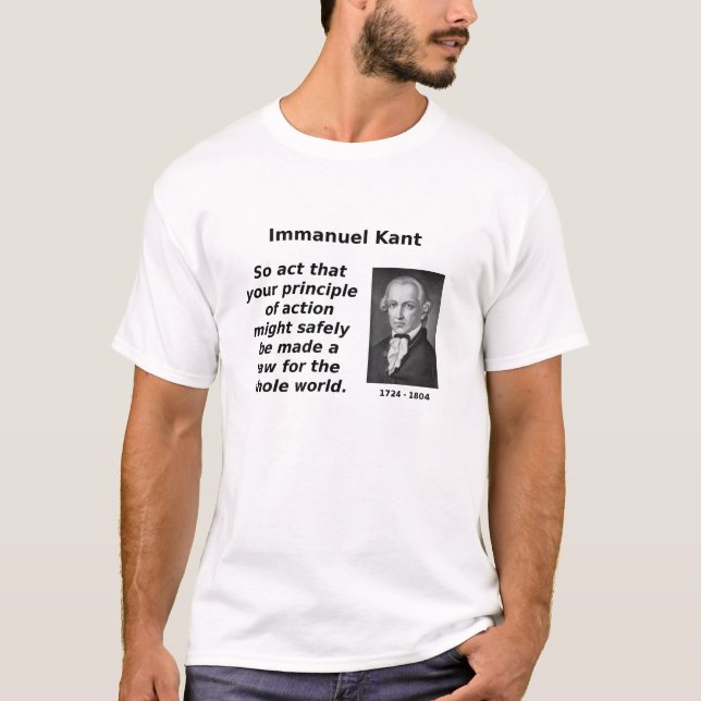 Kant, Categorical Imperative T-Shirt (Front)