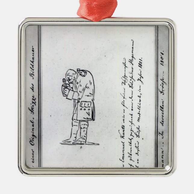 Kant mixing mustard, 1801 metal ornament (Front)