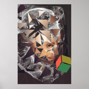 Kant Thinking about Trascendentalism Poster