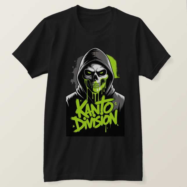 Kanto Division Skull Graphic  T-Shirt (Design Front)