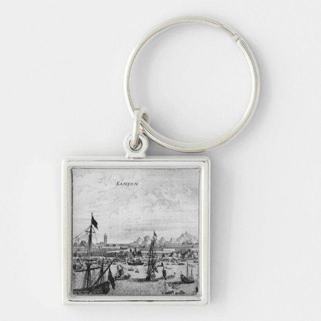 Kanton, China, 1669 Key Ring (Front)