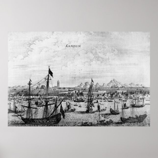 Kanton, China, 1669 Poster (Front)