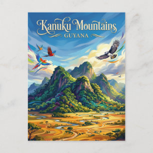 Kanuku Mountains Guyana Postcard