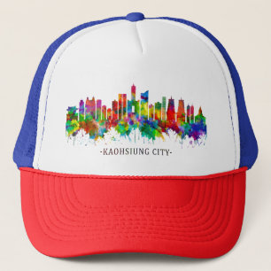 Kaohsiung City Taiwan Skyline Trucker Hat