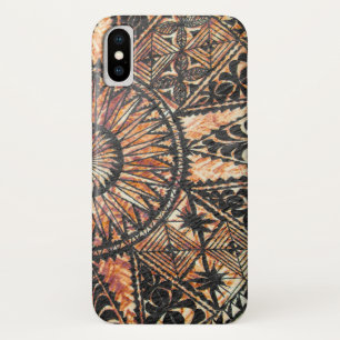 Kapa Primitive Hawaiian Tattoo Tapa Half Circle iPhone X Case