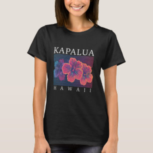 Kapalua Hawaii Hawaiian Hibiscus Flowers Surfer So T-Shirt