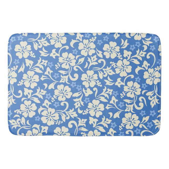 Kapalua Pareau Hawaiian Hibiscus Bath Mat (Front)