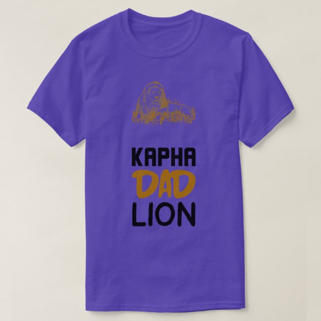 Kapha Dad Lion T-Shirt (Design Front)