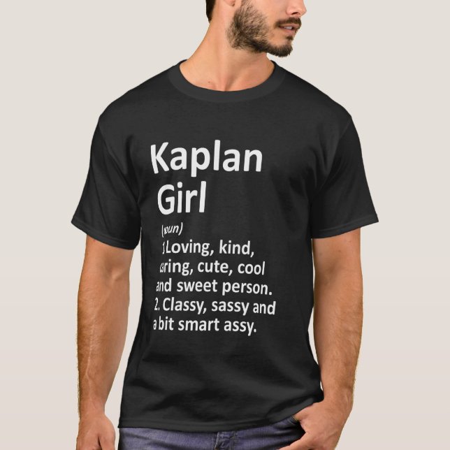 Kaplan Girl La Louisiana Funny City Home Roots T-Shirt (Front)