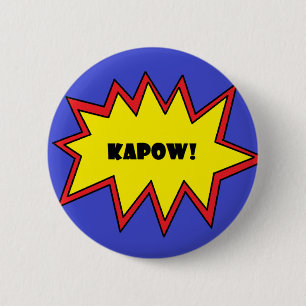 Kapow! 6 Cm Round Badge