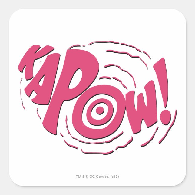 KAPOW! SQUARE STICKER (Front)