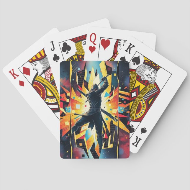 Kapow Super Hero Playing Cards (Back)
