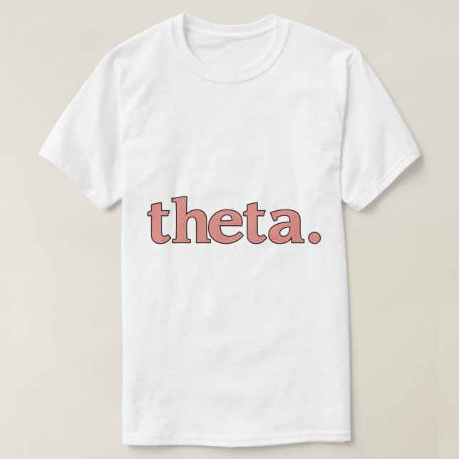 Kappa Alpha Theta Pastel   T-Shirt (Design Front)