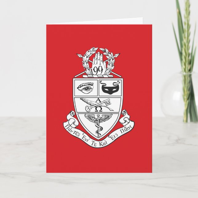 Kappa Psi Crest Card (Front)