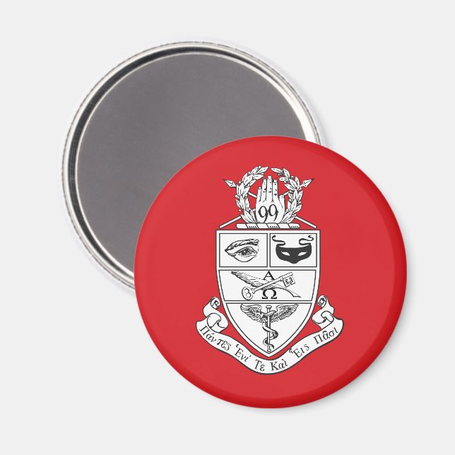 Kappa Psi Crest Magnet (Front/Back)