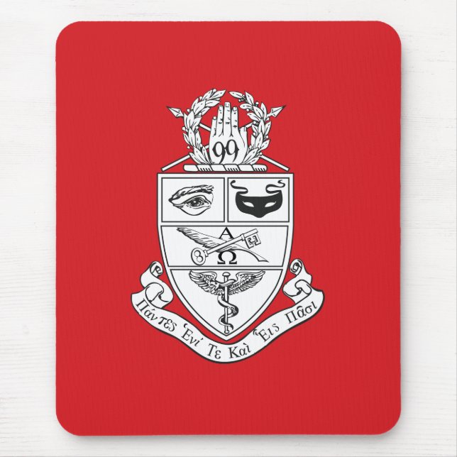 Kappa Psi Crest Mouse Pad (Front)