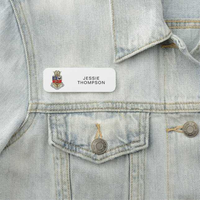 Kappa Psi Crest Name Tag (In Situ)