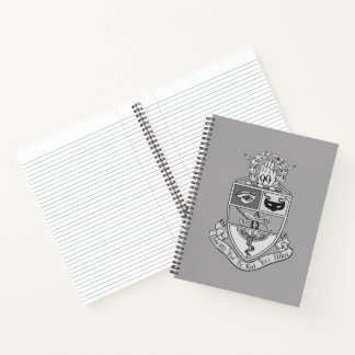 Kappa Psi Crest Notebook