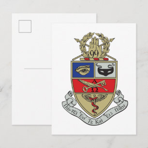 Kappa Psi Crest Postcard