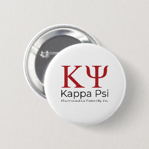 Kappa Psi Pharmaceutical Fraternity 6 Cm Round Badge