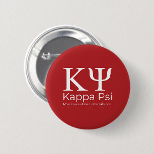 Kappa Psi Pharmaceutical Fraternity 6 Cm Round Badge