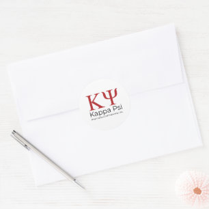 Kappa Psi Pharmaceutical Fraternity Classic Round Sticker