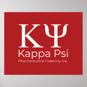 Kappa Psi Pharmaceutical Fraternity Poster