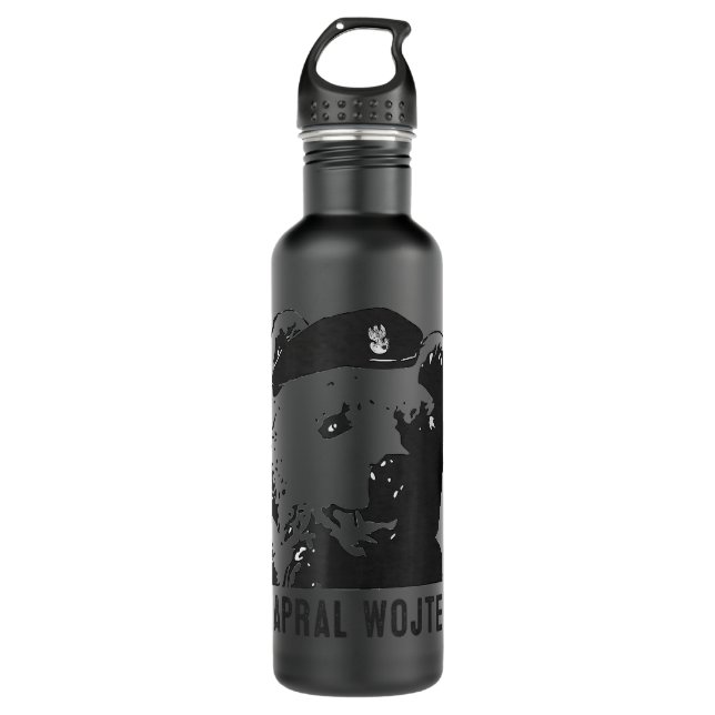 Kapral Wojtek The bear Wojtek Polish Bear  710 Ml Water Bottle (Front)