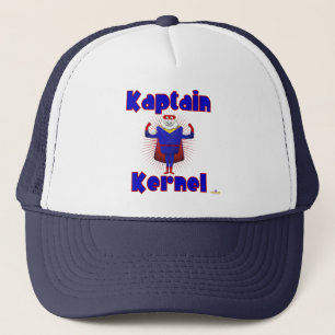 Kaptain Kernel Popcorn Superhero Trucker Hat