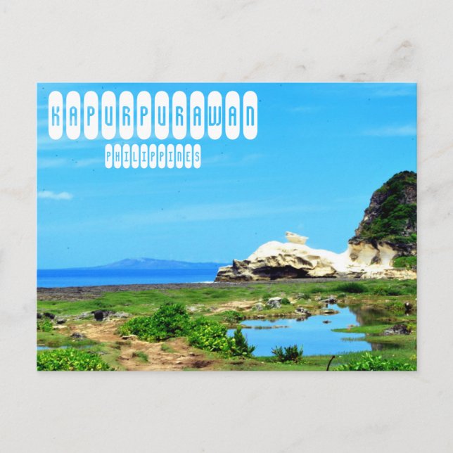 Kapurpurawan Rock Formation Postcard (Front)
