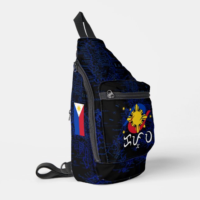 Kapwa (Baybayin script) Sling Bag (Left Corner)