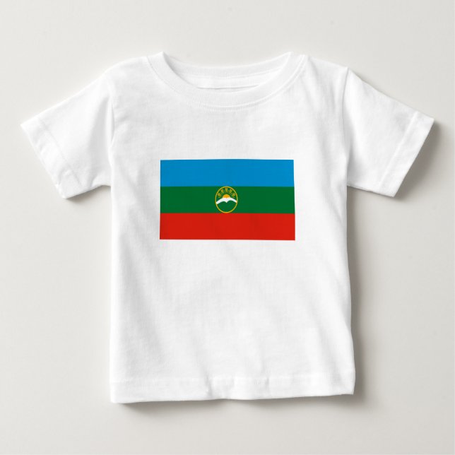 Karachay Cherkessia Flag Baby T-Shirt (Front)