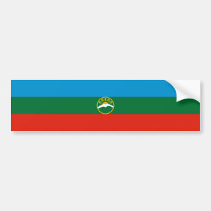 Karachay Cherkessia Flag Bumper Sticker
