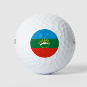 Karachay Cherkessia Flag Golf Balls