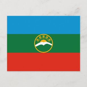 Karachay Cherkessia Flag Postcard