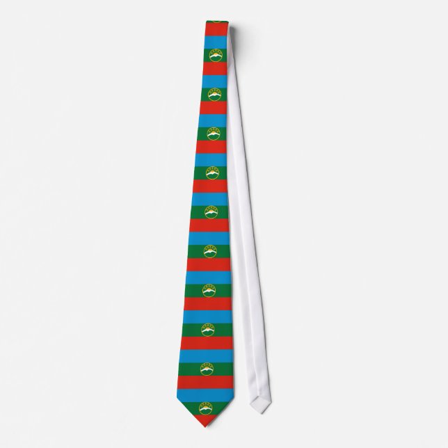Karachay Cherkessia Flag Tie (Front)