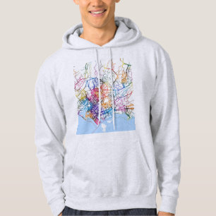 Karachi Pakistan City Map Hoodie