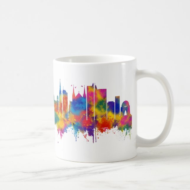 Karachi Pakistan Skyline Coffee Mug (Right)