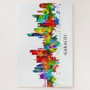 Karachi Pakistan Skyline Jigsaw Puzzle