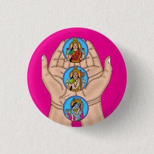 Karagre Vasate Lakshmi Shloka Button