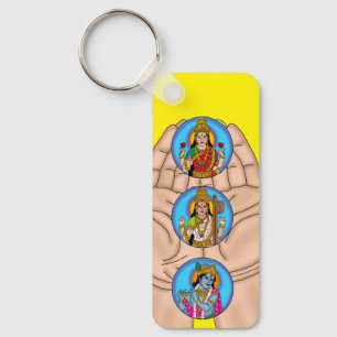 Karagre Vasate Lakshmi Shloka Keychain