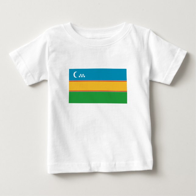 Karakalpakstan Flag Baby T-Shirt (Front)