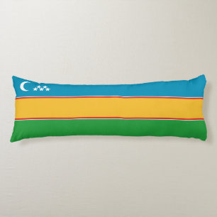 Karakalpakstan Flag Body Cushion