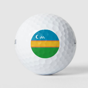 Karakalpakstan Flag Golf Balls