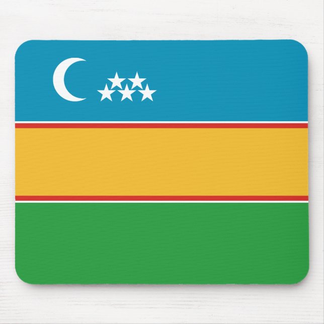 Karakalpakstan Flag Mouse Pad (Front)