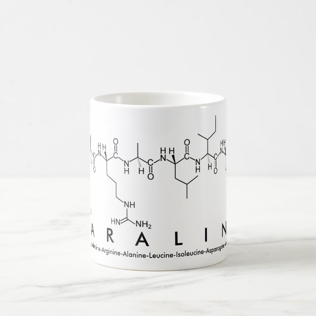 Karalina peptide name mug (Center)