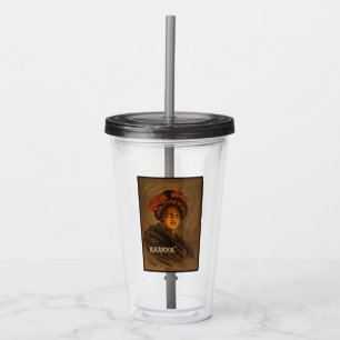 Karama: Japanese Romance Geisha Actress Acrylic Tumbler