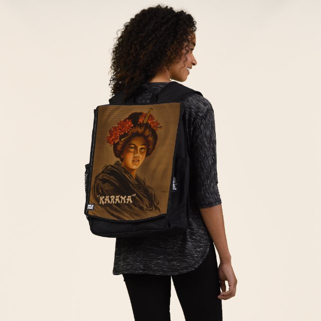 Karama: Japanese Romance Geisha Actress Backpack (Worn)