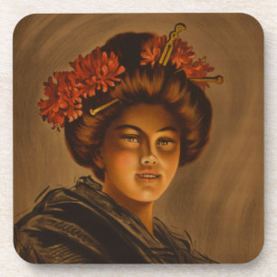 Karama: Japanese Romance Geisha Actress Coaster