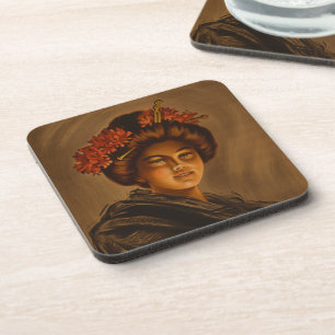 Karama: Japanese Romance Geisha Actress Coaster